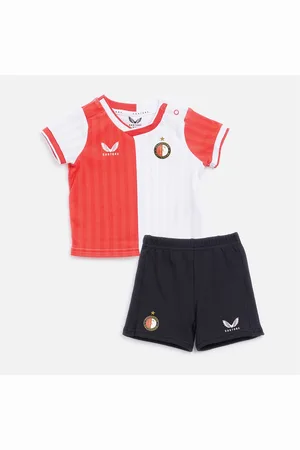 CASTORE Newborn FR Feyenoord 23 / 24 Home Babies Kit Flame Scarlet / Caviar / Brilliant White
