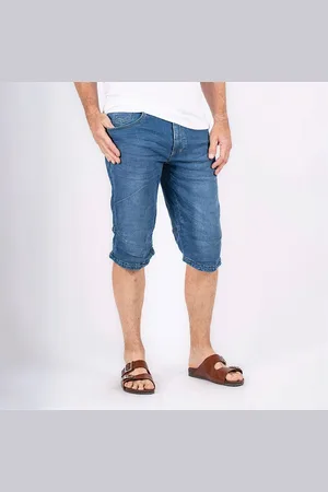 Pre End Heren Bondo 2016 Denim Shorts Zachte Blauwe Wassing