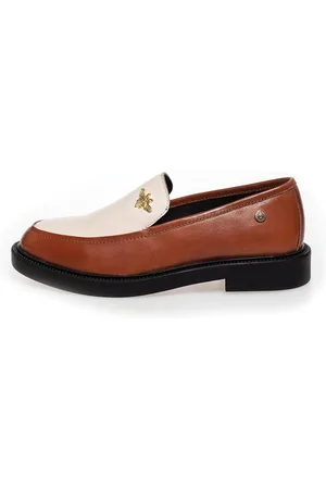 Copenhagen Shoes Damesschoenen Loafers Laten We Wandelen 214 Cognac/Nude