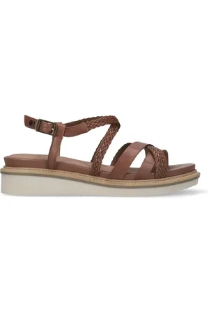 No stress sandalen online cognac