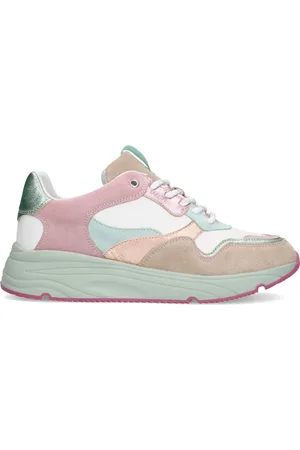 Manfield Multicolor suède sneaker