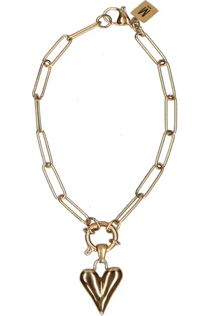 Manfield Gouden stainless steel schakelarmband