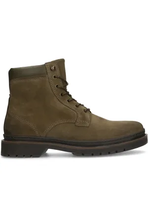 Manfield Khaki suède veterboots