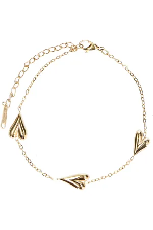Manfield Gouden armband met hartjes