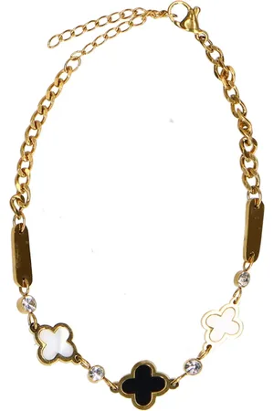 Manfield Gouden klavertjes armband