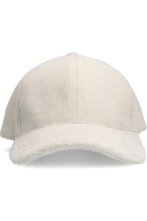Manfield Grijze stoffen pet