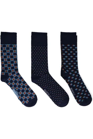 Manfield Donkerblauwe 3 pack sokken
