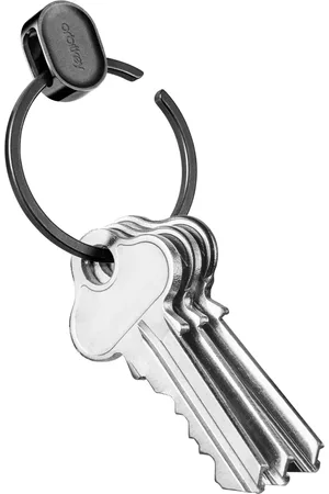 Orbitkey Zwarte stalen ring