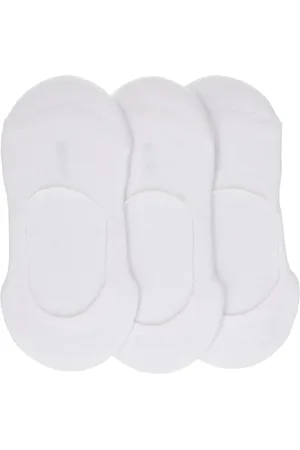 Manfield Witte sneaker sokken (3 paar)