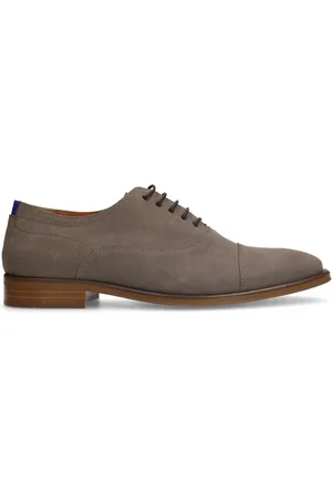 Manfield Suède veterschoenen