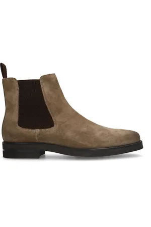 Manfield Suède chelsea boots