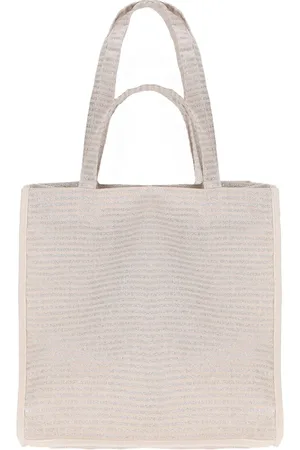 Manfield &zilver gestreepte shopper
