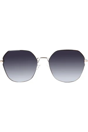 Manfield Zilverkleurige zonnebril