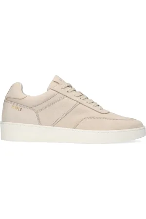 Manfield Beige nubuck sneakers