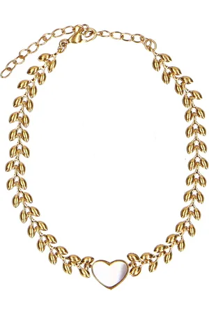 Manfield Gouden armband met hartjes detail