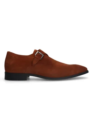 Van Lier Suède gespschoenen