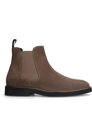 Manfield Suède chelsea boots