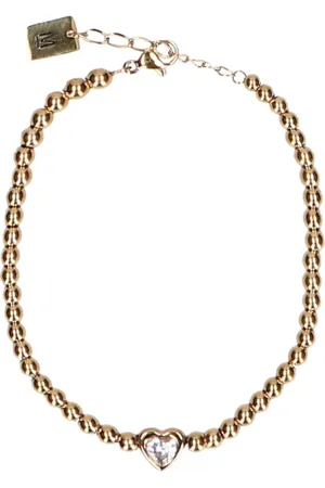 Manfield Goudkleurig armbandje met hartje