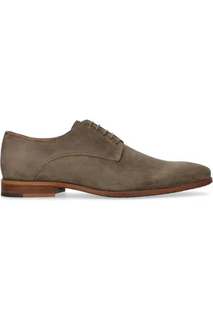 Manfield Suède veterschoenen
