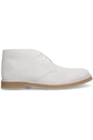 Manfield Witte suède verterschoenen