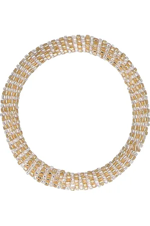 Manfield Gouden kralenarmband met details