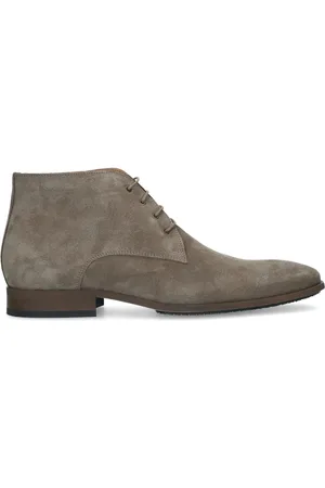 Manfield Suède veterschoenen