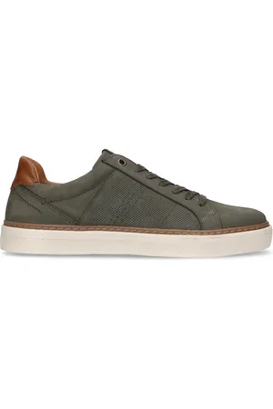 No Stress Khaki nubuck sneakers