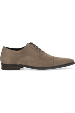 Manfield Suède veterschoenen