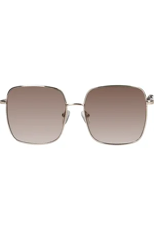 Manfield Goudkleurige zonnebril