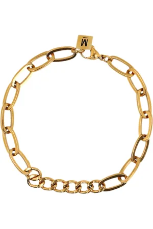 Manfield Gouden schakel armband