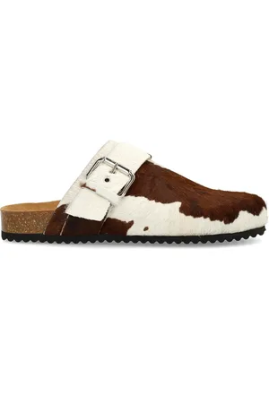 Manfield Cow clogs met gesp
