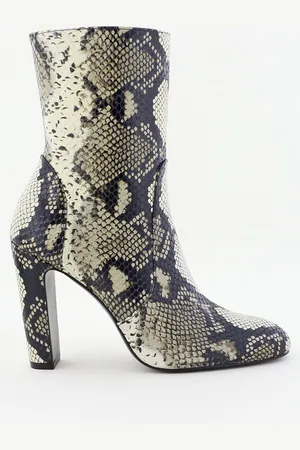 Stuart Weitzman Laarzen Vida 100 Zip SG234 dierenprint