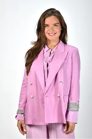 Joseph Blazer Jaden double breasted roze