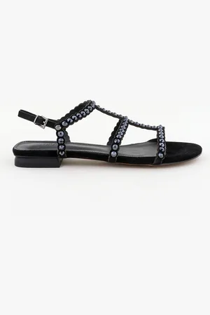 Toral Sandalen OPAL ante met studs zwart