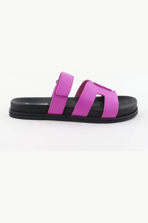 Bibi Lou Slippers velcro sluiting roze