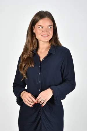 XiRENA Blouse Scout lange mouwen blauw