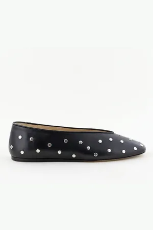 Le Monde Beryl Ballerinas Regency Slipper met studs zwart