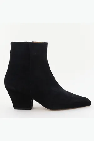 Toral Enkellaarsjes TL-SCARLET van suede blauw