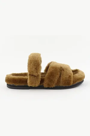 Bibi Lou Sandalen met verstelbare klittenband bruin