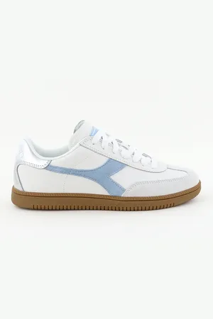 Diadora Sneakers Trainer Metal met platte zool wit