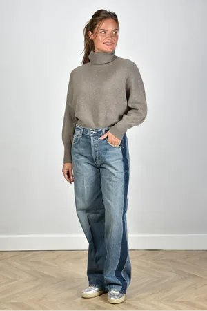 Citizens of Humanity Jeans Ayla Baggy met smoking streep blauw