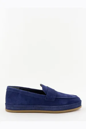 Hogan Suede loafers H683 blauw