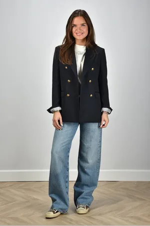 Golden Goose Dubble breasted blazer GWP00829.P000619.50486 dark blue