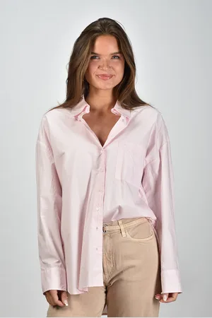XiRENA Blouse Sydney met knoopsluiting roze