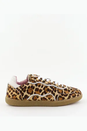 Toral Sneakers Rubens met harige structuur dierenprint