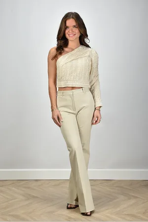 Joseph Broek Tafira JP001707 met wijde pijp beige
