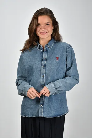 Ami Blouse met logo ADC USH063.DE0056 used blue