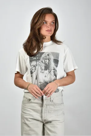 ANINE BING T-shirt Lili AB X DK X Brigitte Bardot wit