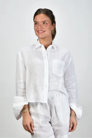 Academia Blouse Mia 74DT2-020 linnen wit