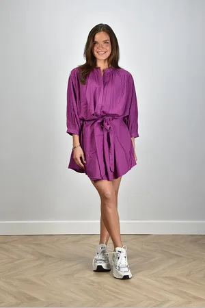Sea me happy Jurk Balloon Short Double Layered paars